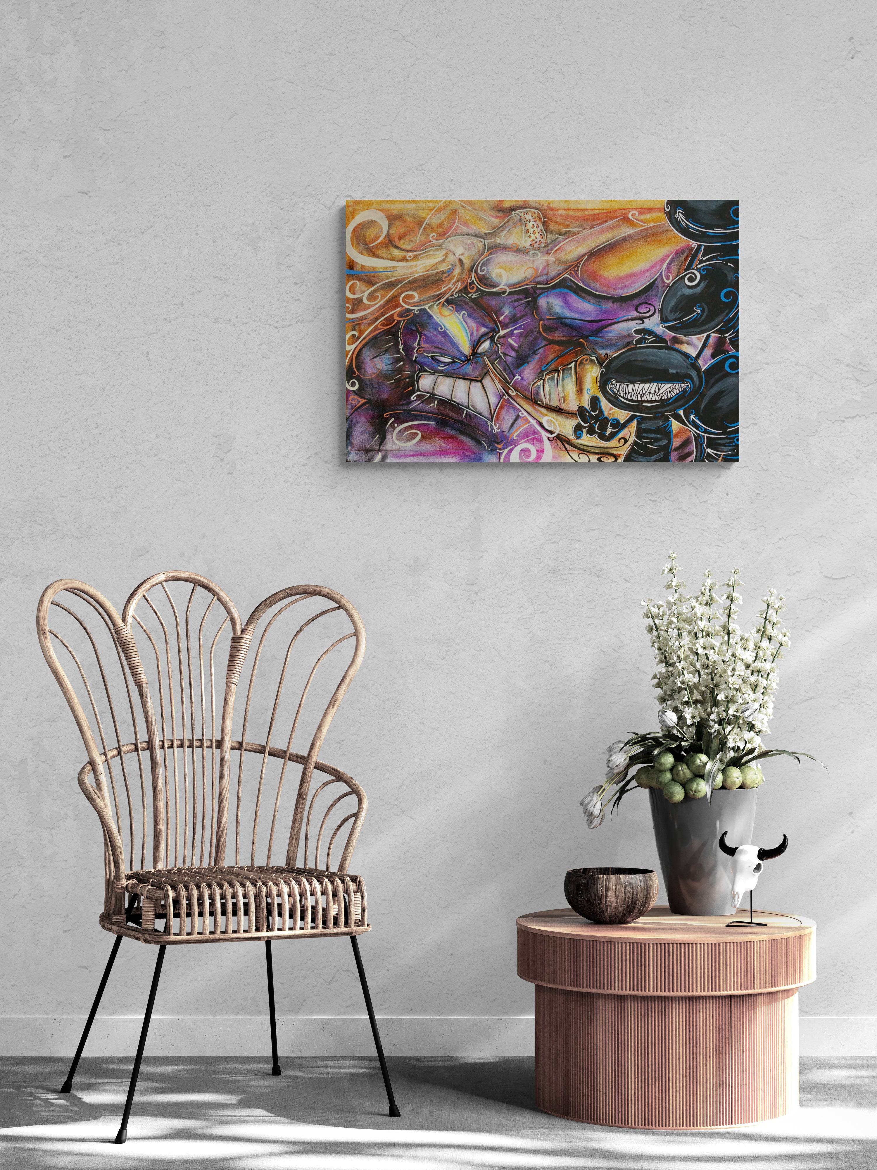 Canvas prints - comic books - Monty! New Orleans artist