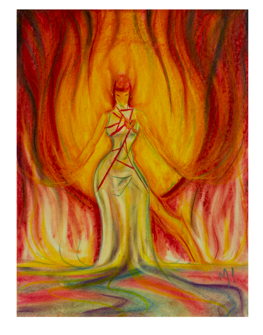 The Fire - Paper Print