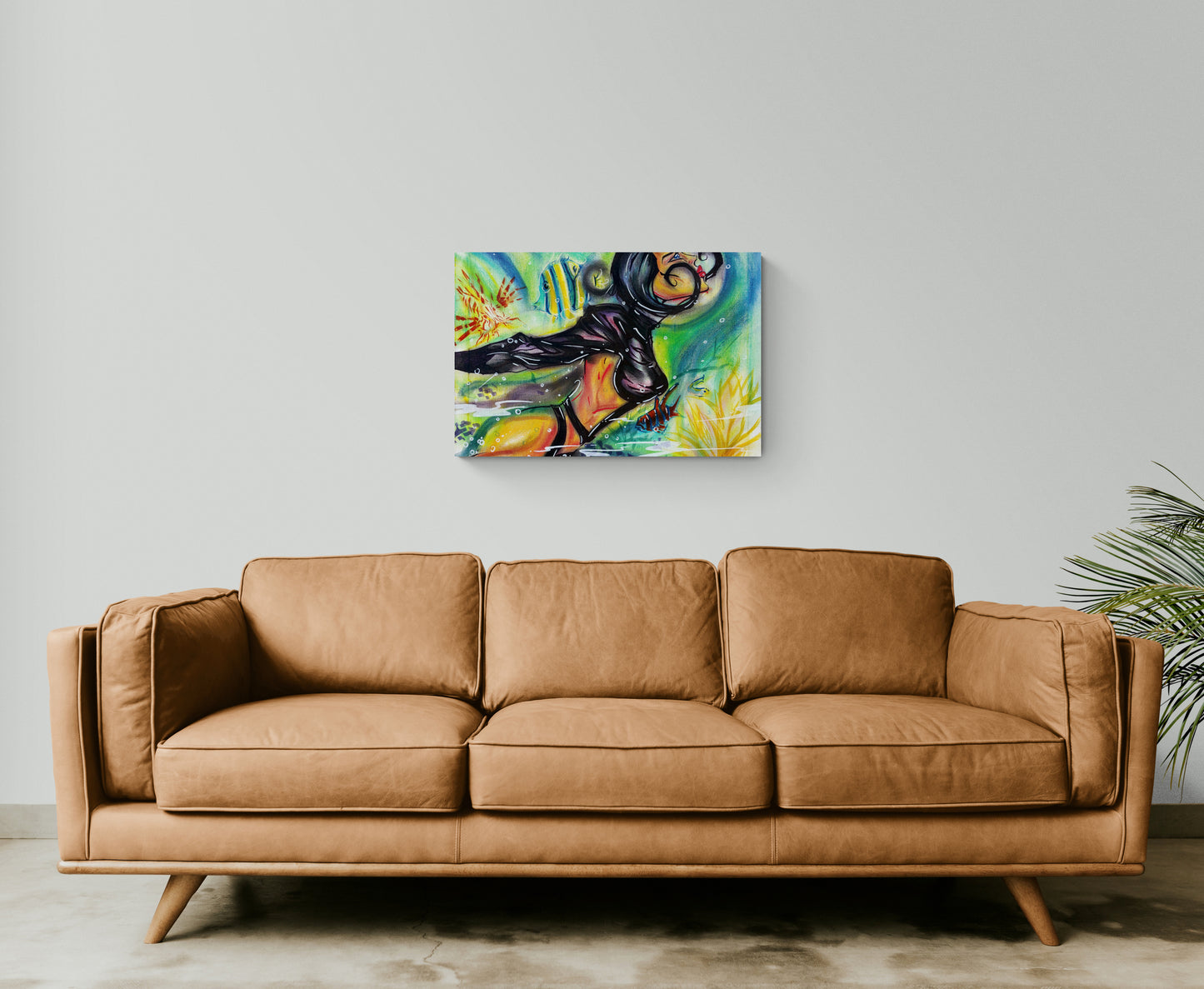 Aeon Flux large canvas print