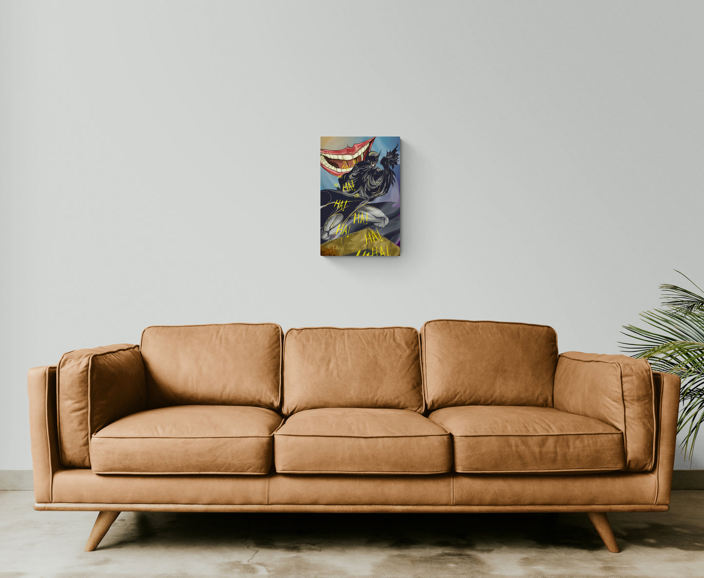 Batman small canvas print