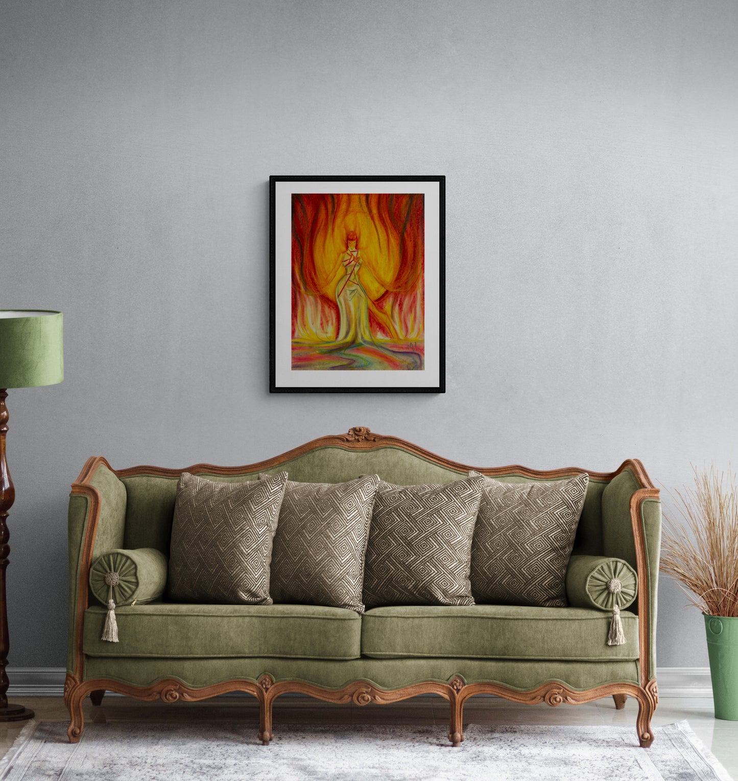The Fire - Paper Print